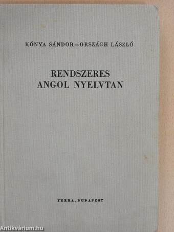 Rendszeres angol nyelvtan