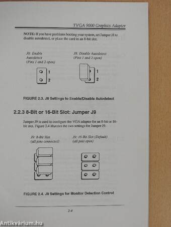 9000 VGA Card - User's Manual