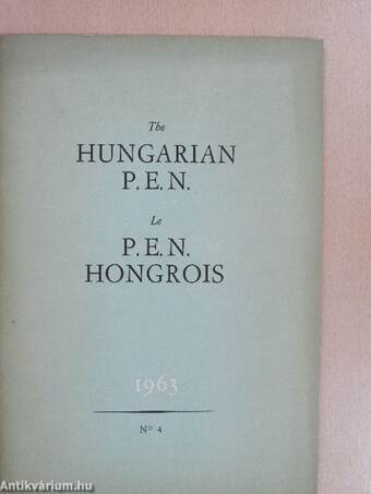 The Hungarian P.E.N.-Le P.E.N. Hongrois No. 4.