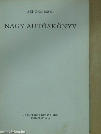 Nagy autóskönyv