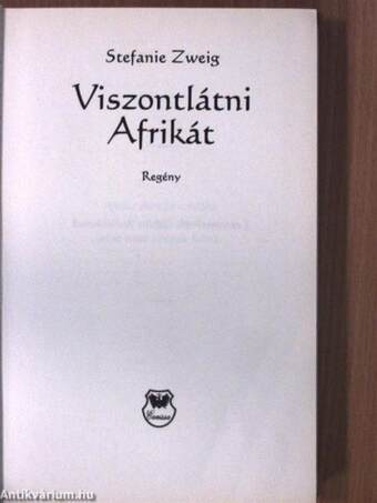 Viszontlátni Afrikát