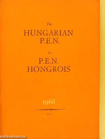 The Hungarian P.E.N.-Le P.E.N. Hongrois No. 9.