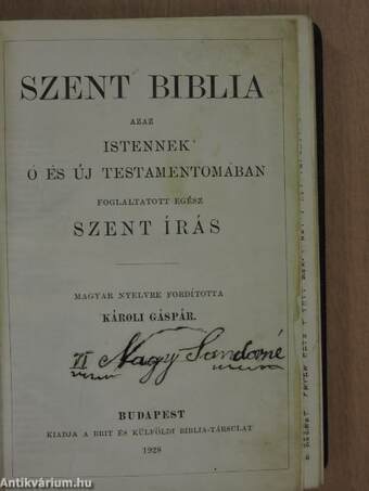 Szent Biblia