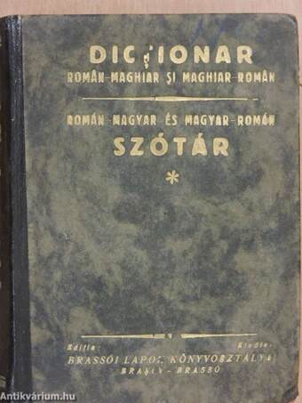 Román-magyar és magyar-román szótár I-II.