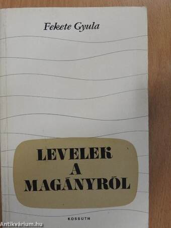 Levelek a magányról