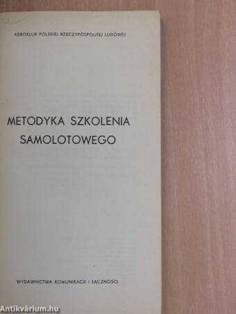 Metodyka Szkolenia Samolotowego