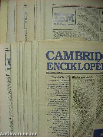 Cambridge enciklopédia 1992. április-december/2 db Függelék