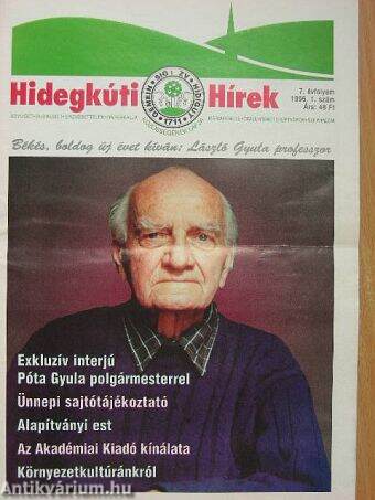 Hidegkúti Hírek 1996/1.