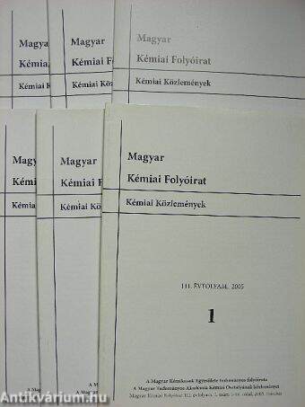 Magyar Kémiai Folyóirat 2005-2006.