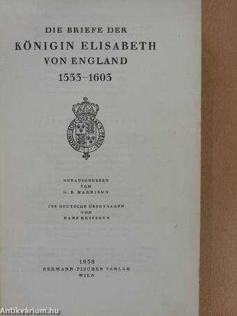 Die Briefe der Königin Elisabeth von England