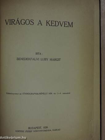 Virágos a kedvem