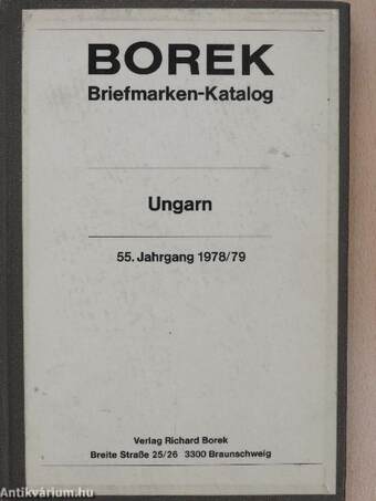 BOREK Briefmarkenkatalog - Ungarn 1978/79