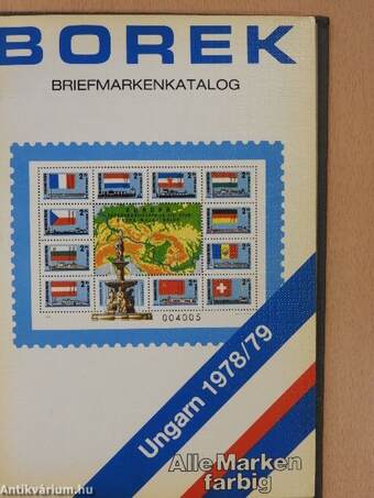 BOREK Briefmarkenkatalog - Ungarn 1978/79