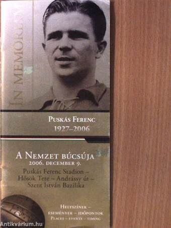 In memoriam Puskás Ferenc