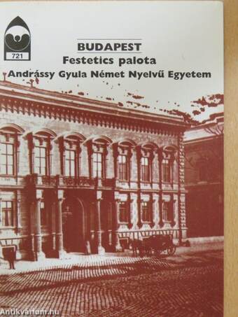 Budapest - Festetics palota/Andrássy Gyula Német Nyelvű Egyetem