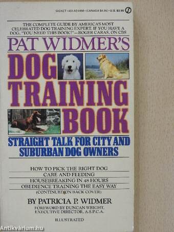 Pat Widmer's Dog Training Book