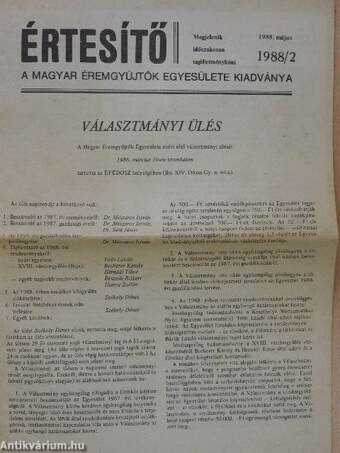 Értesítő 1988/2.