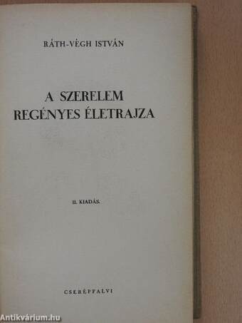 A szerelem regényes életrajza