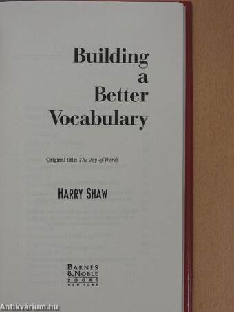 Building a Better Vocabulary