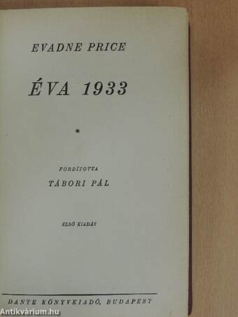 Éva 1933