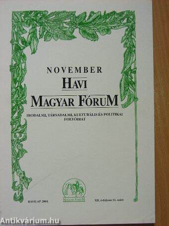 November Havi Magyar Fórum 2004.