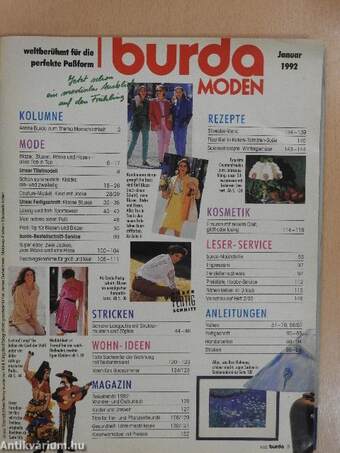 Burda Moden Januar 1992