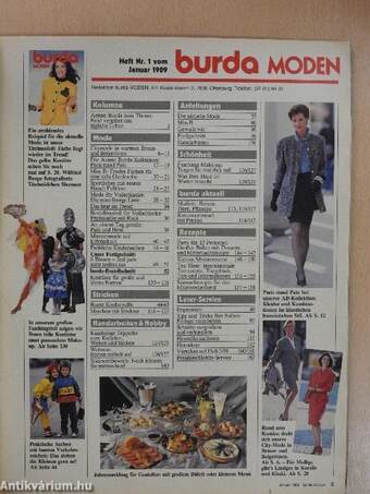 Burda Moden Januar 1989