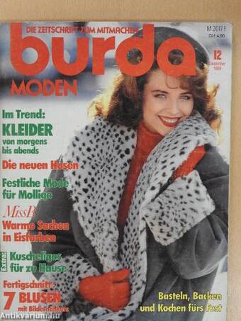 Burda Moden Dezember 1989