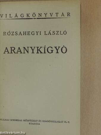 Aranykígyó