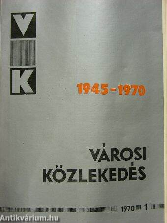 Városi Közlekedés 1970. március