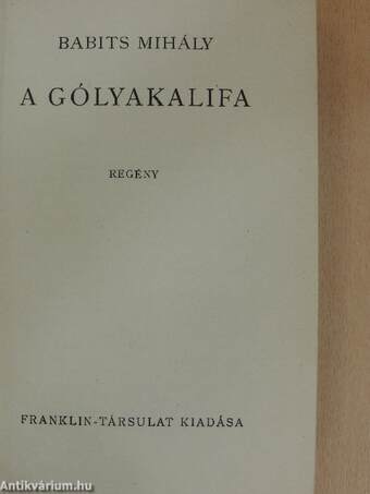 A gólyakalifa