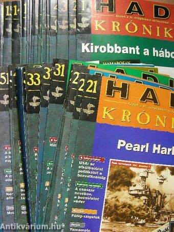 Hadi Krónika 1-23., 26., 29., 31-34., 47., 50-55., 57., 66., 67., 75., 76.