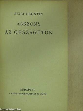 Asszony az országúton (dedikált példány)