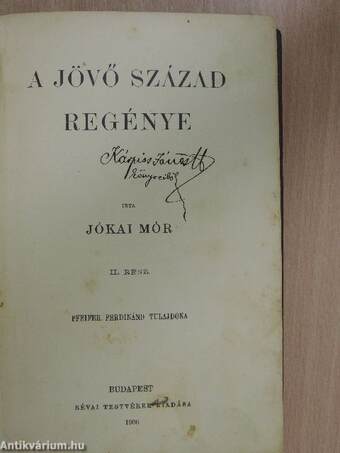 A jövő század regénye I-II.