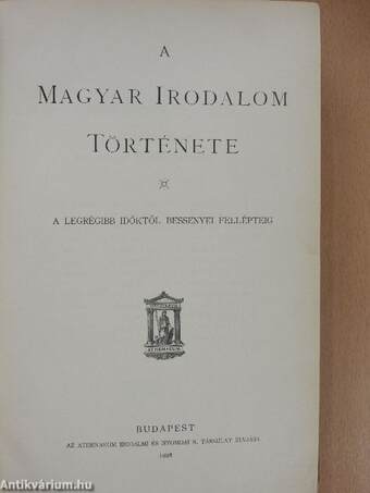 A magyar irodalom története I-II.