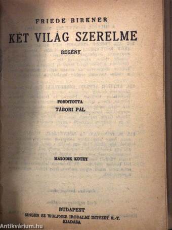 Két világ szerelme I-II./Mary Garden szerencséje