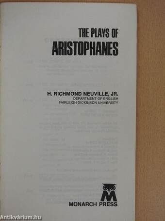 The Plays of Aristophanes