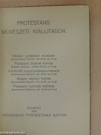 Protestáns Művészeti Kiállítások