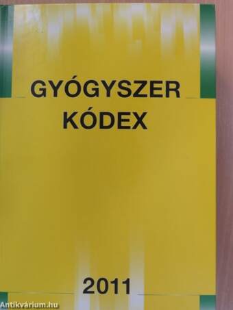 Gyógyszer kódex 2011 - CD-vel