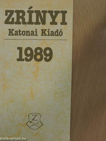 Zrínyi Katonai Kiadó 1989