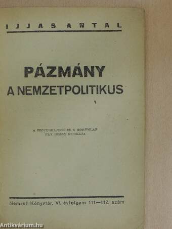 Pázmány a nemzetpolitikus