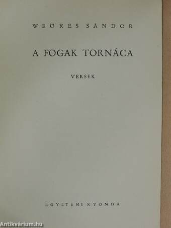 A fogak tornáca/Medúza