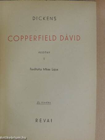 Copperfield Dávid I-III.