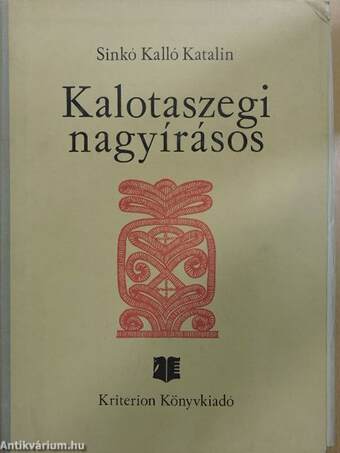 Kalotaszegi nagyírásos (nem teljes)