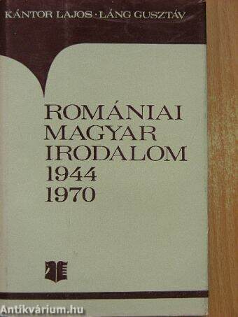 Romániai magyar irodalom 1944-1970