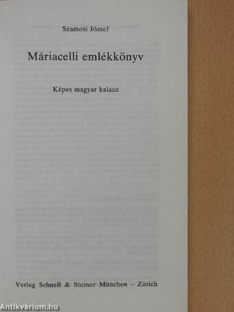 Máriacelli emlékkönyv