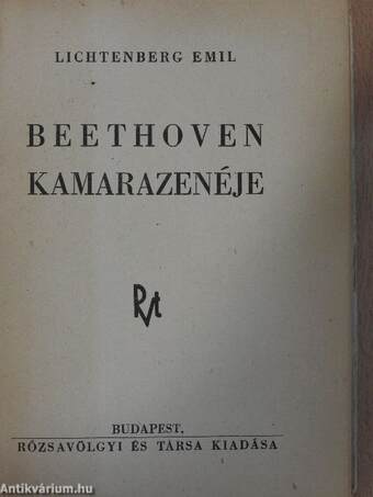 Beethoven kamarazenéje