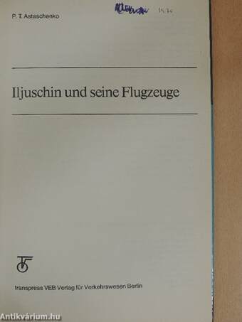 Iljuschin und seine Flugzeuge