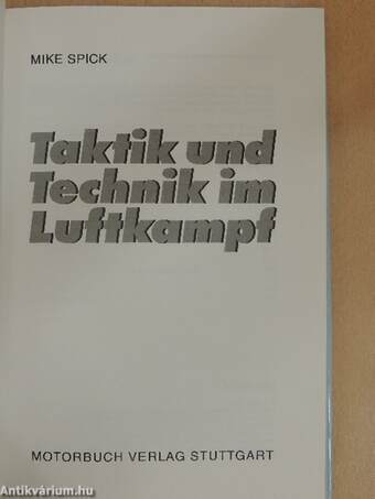 Taktik und Technik im Luftkampf