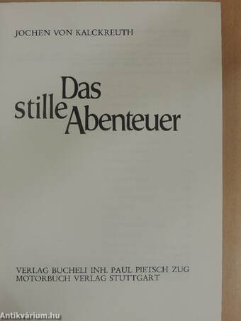 Das stille Abenteuer